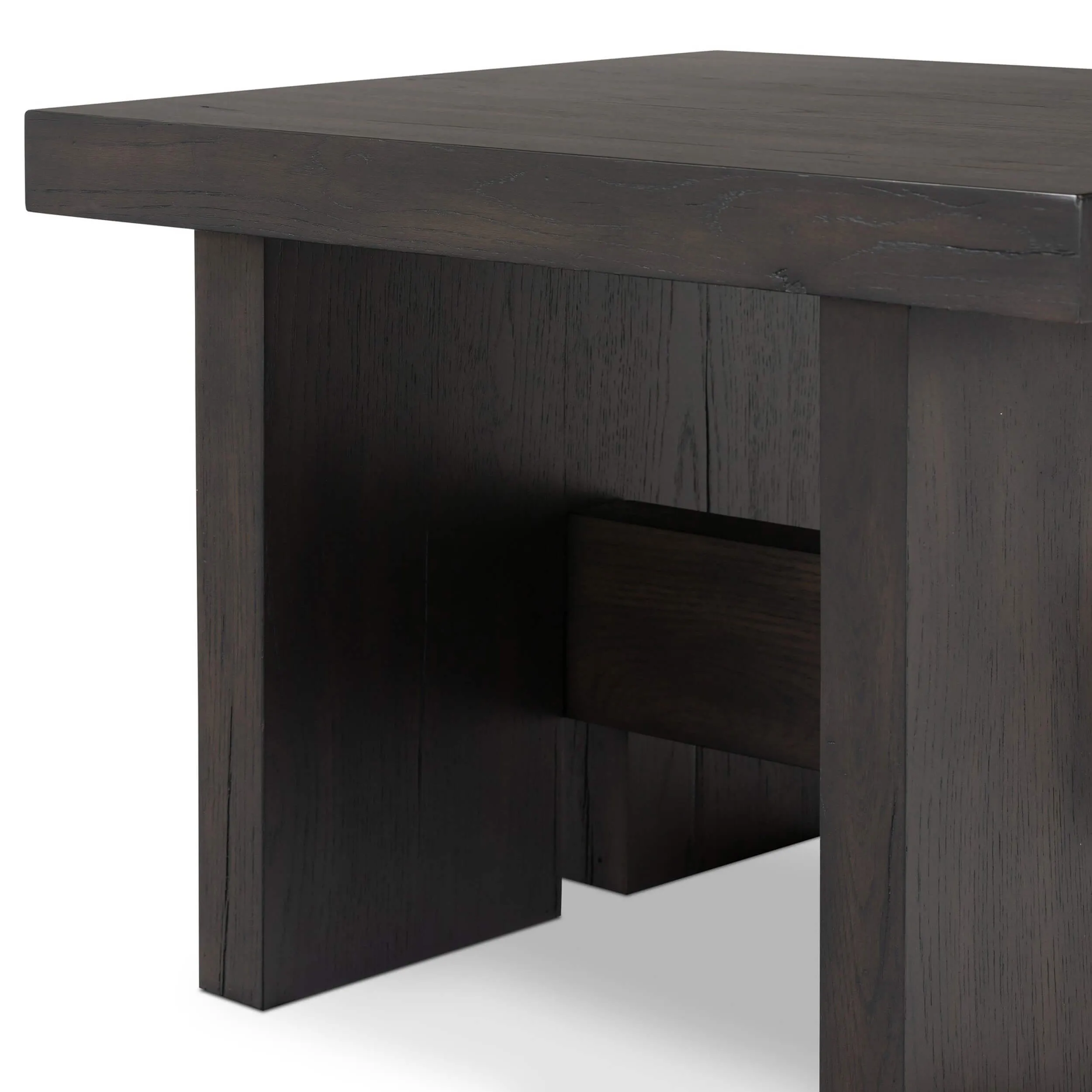 Isaac End Table, Smoked Black