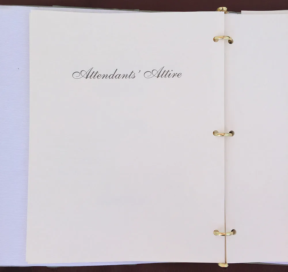 Isabella Wedding Memory Book