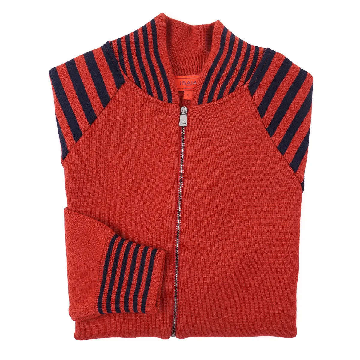 Isaia Knit Wool Sweater-Jacket