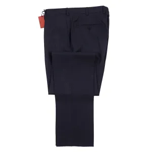 Isaia Regular-Fit Aquaspider Wool Dress Pants