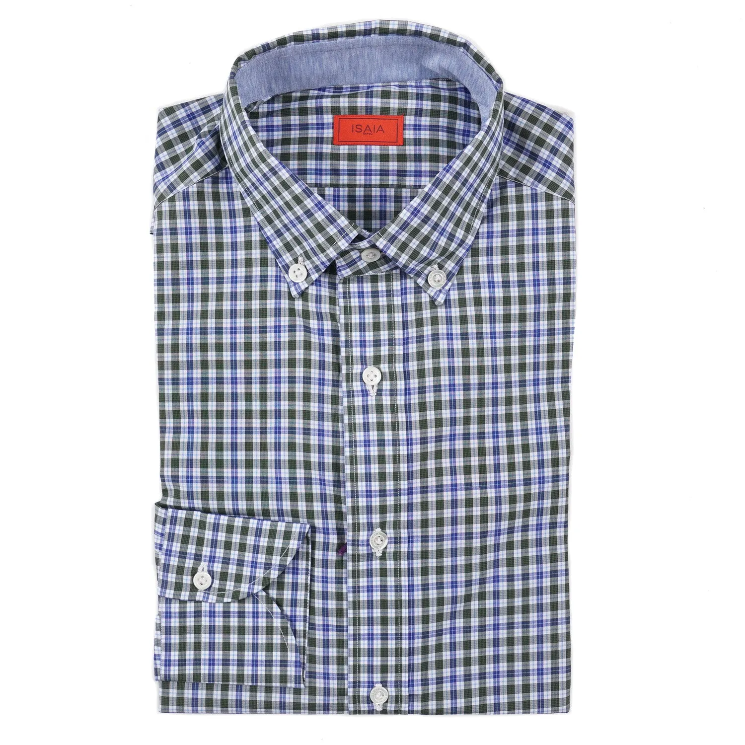 Isaia Slim-Fit Cotton Dress Shirt