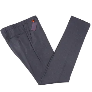 Isaia Slim-Fit Flannel Wool Pants