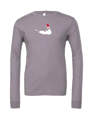 Island Holiday Long Sleeve Tee Shirt Storm Gray