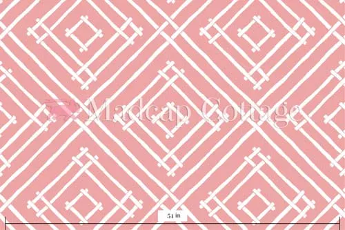 Island House Southampton Pink Outdoor Fabric by the Yard