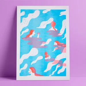 Island IV // A3 Risograph