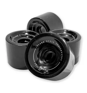 Island Skate Wheels - Black 70mm 4 pack