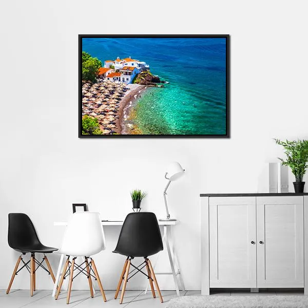 Islands Hydra  Greek Canvas Wall Art