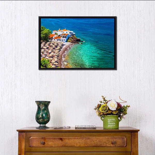 Islands Hydra  Greek Canvas Wall Art