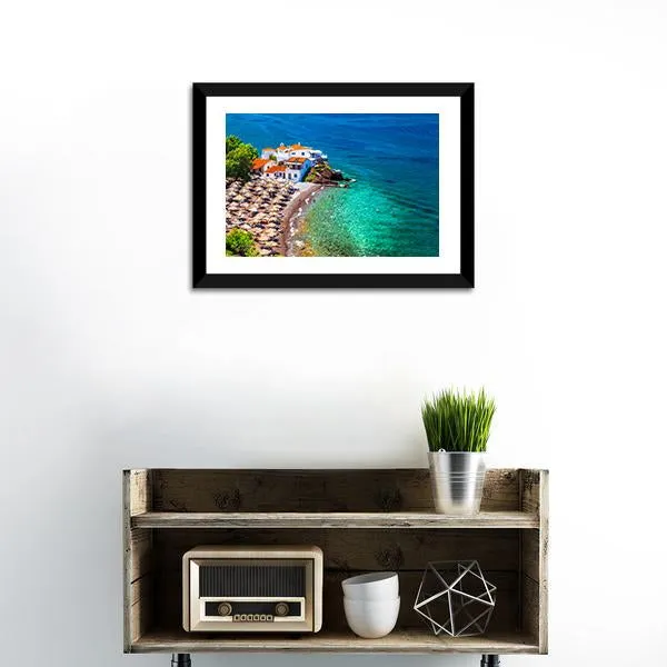 Islands Hydra  Greek Canvas Wall Art