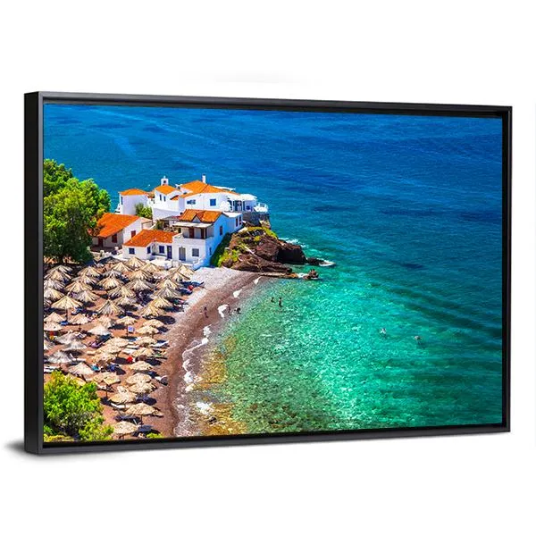 Islands Hydra  Greek Canvas Wall Art