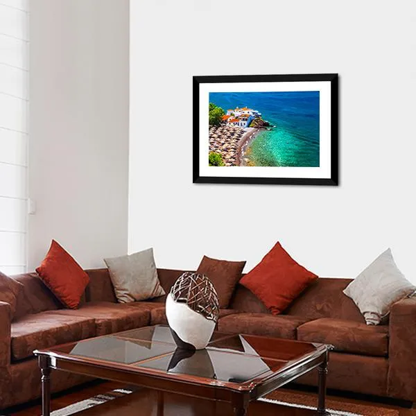 Islands Hydra  Greek Canvas Wall Art