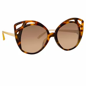 Isler Cat Eye sunglasses in Tortoiseshell