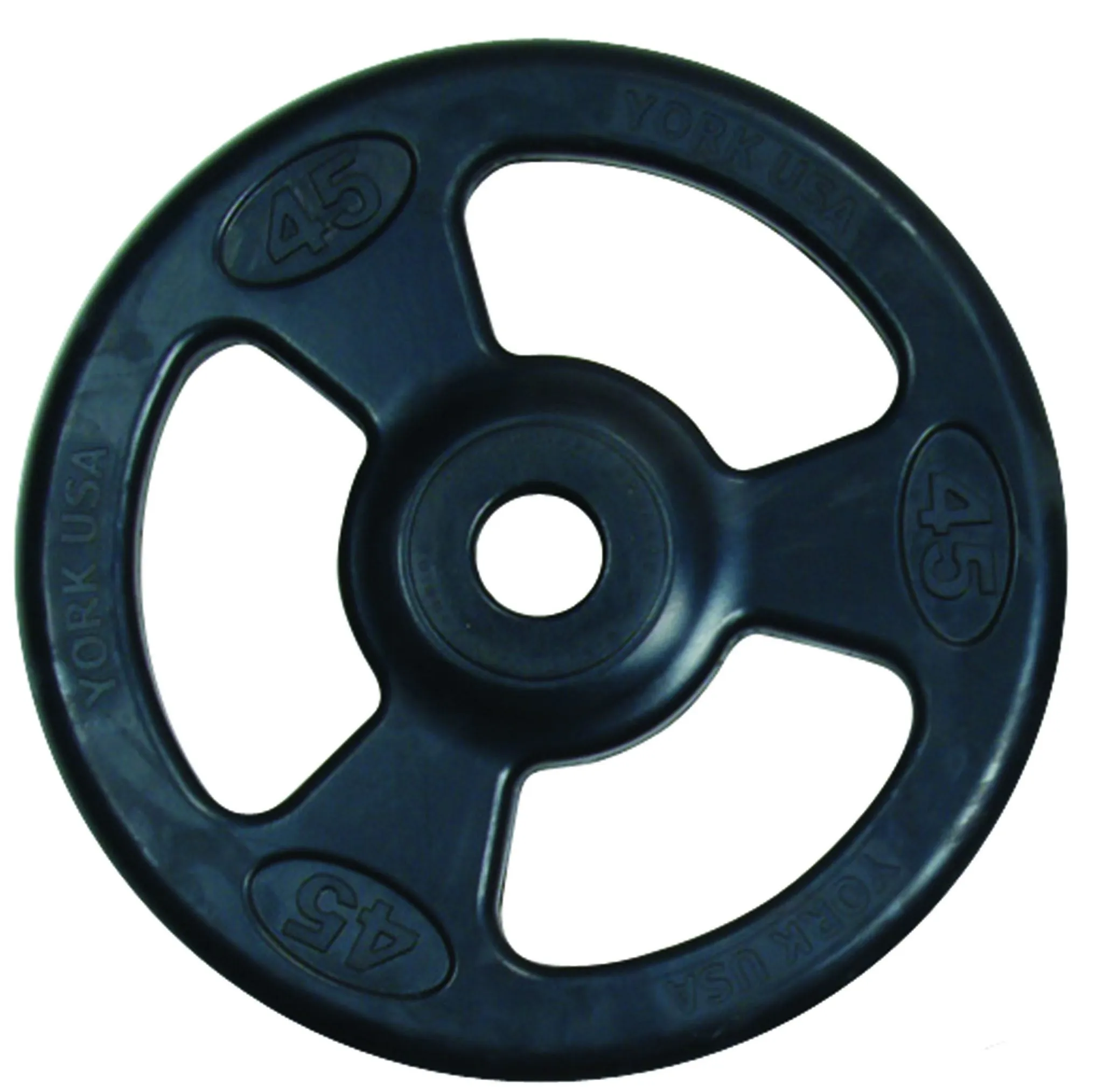 Iso-Grip Rubber Encased Steel Olympic Plate - York