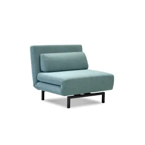 ISO Peacock Fabric Sleeper Chair - Mobital