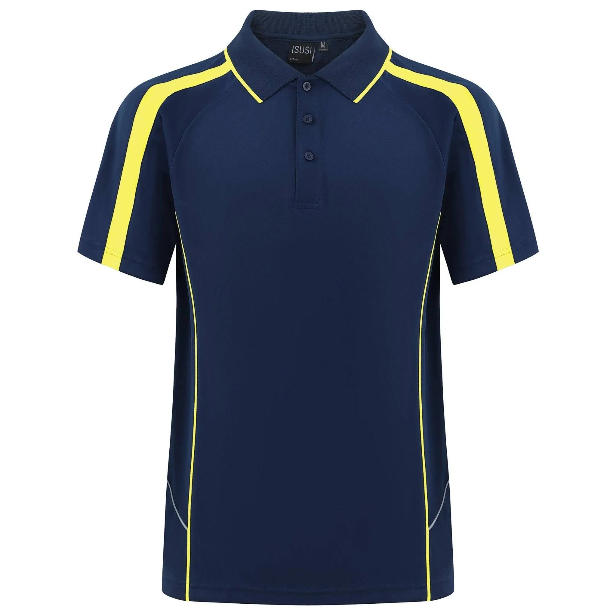 ISUSI Flow Mens Polo Shirts, Short Sleeve