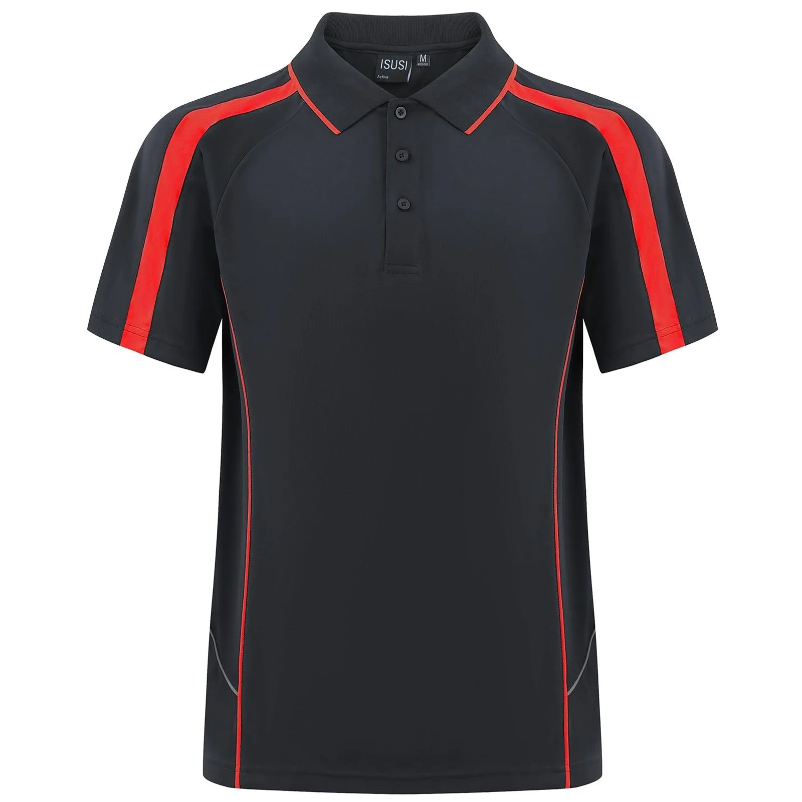 ISUSI Flow Mens Polo Shirts, Short Sleeve