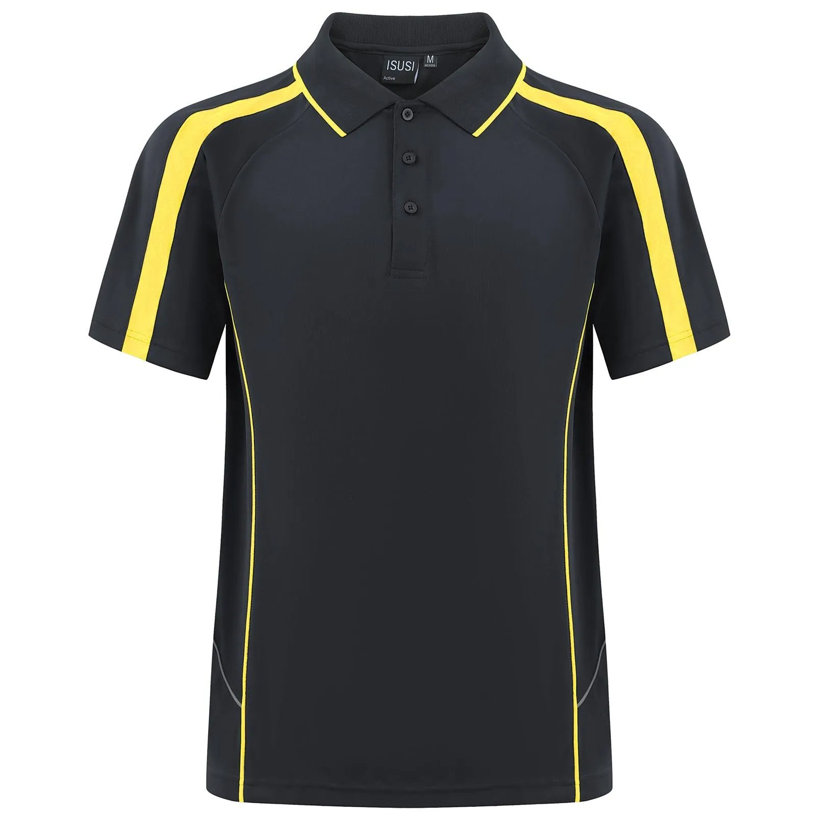 ISUSI Flow Mens Polo Shirts, Short Sleeve