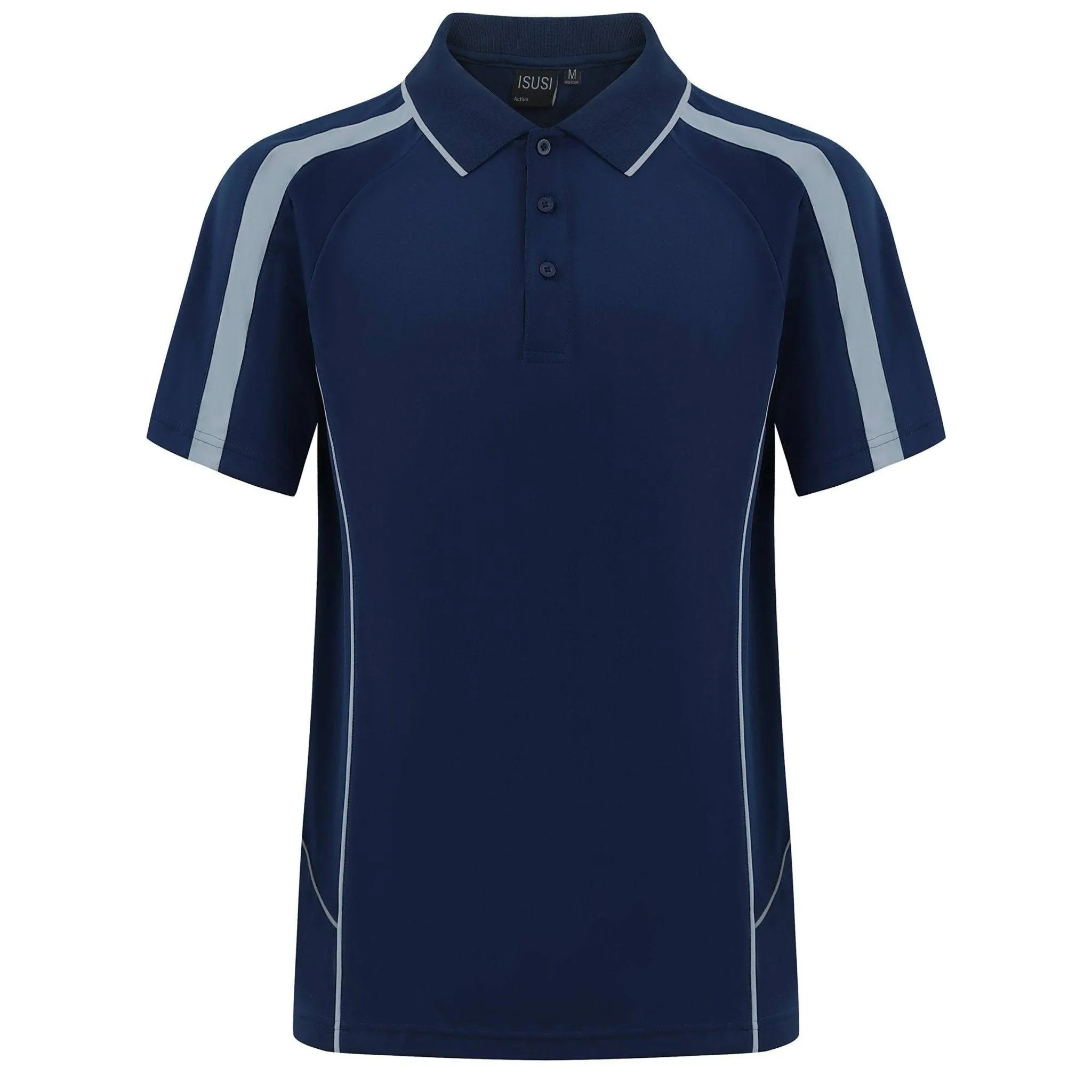 ISUSI Flow Mens Polo Shirts, Short Sleeve