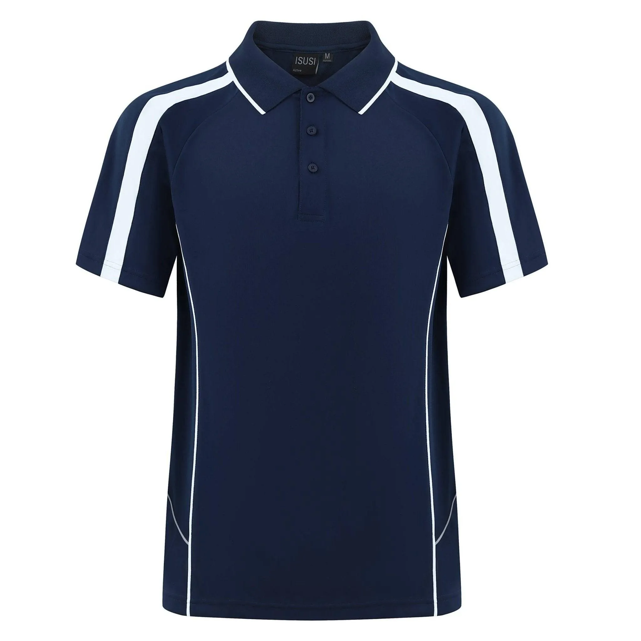 ISUSI Flow Mens Polo Shirts, Short Sleeve