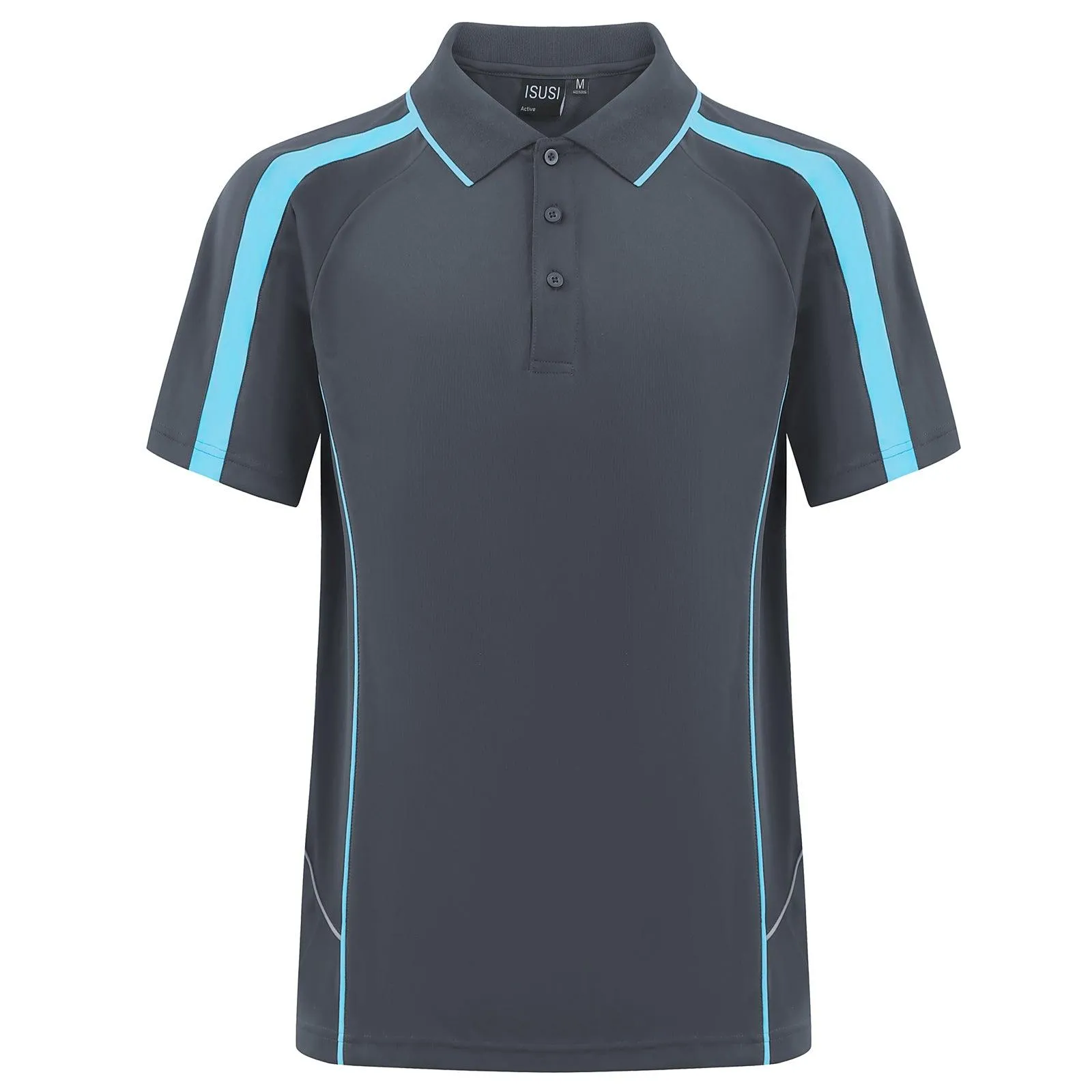 ISUSI Flow Mens Polo Shirts, Short Sleeve