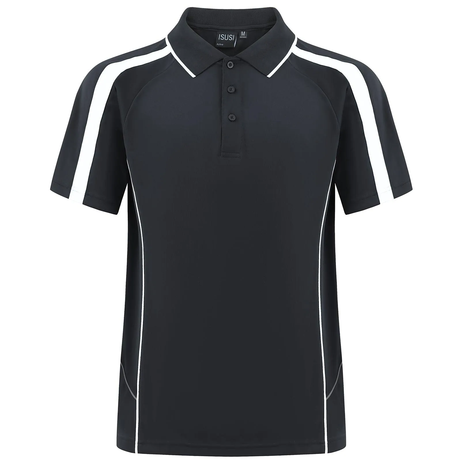 ISUSI Flow Mens Polo Shirts, Short Sleeve