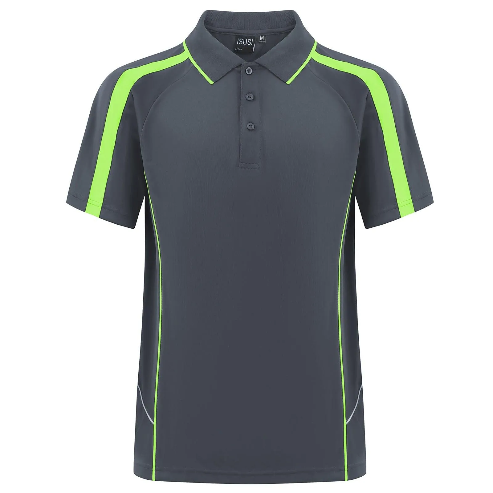 ISUSI Flow Mens Polo Shirts, Short Sleeve