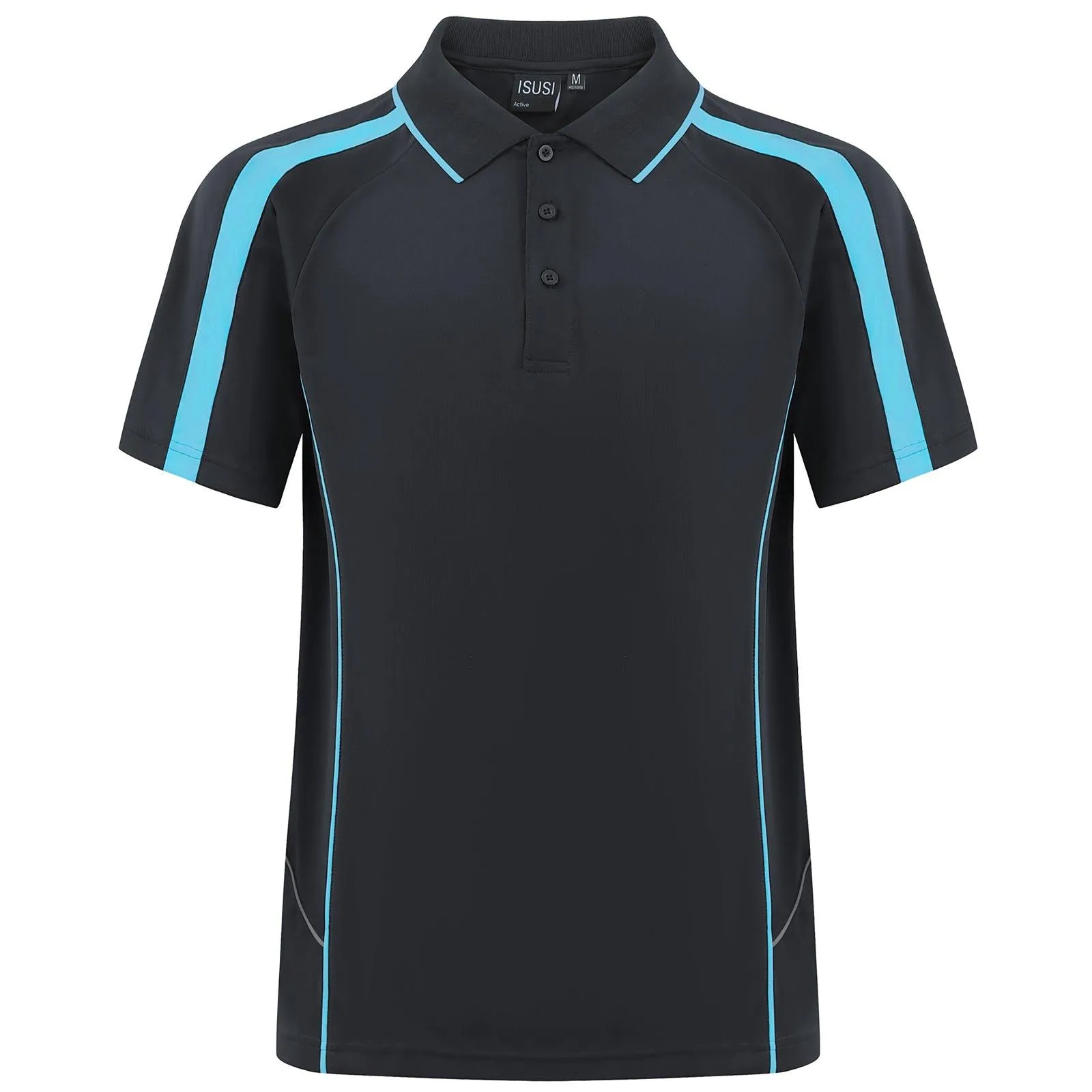 ISUSI Flow Mens Polo Shirts, Short Sleeve