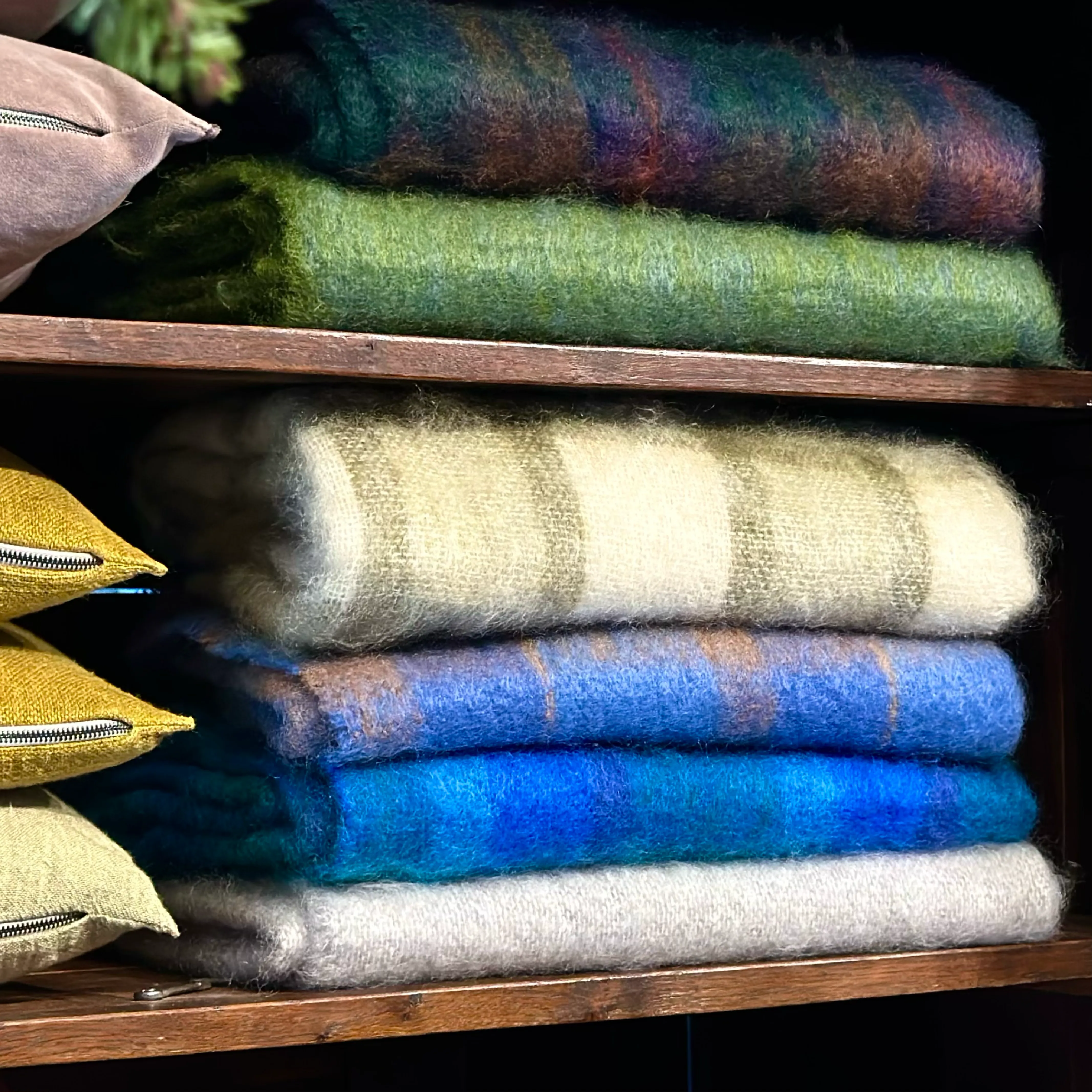 Italian Mohair Throw Collection