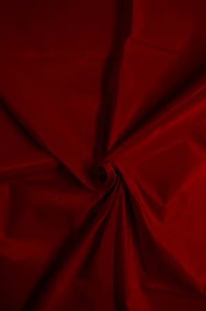 Italian Poly Taffeta Valentine Red