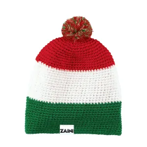 Italy Beanie Bobble Hat