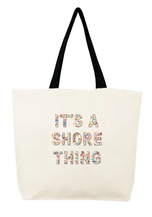 It's a Shore Thing Confetti Bead Tote