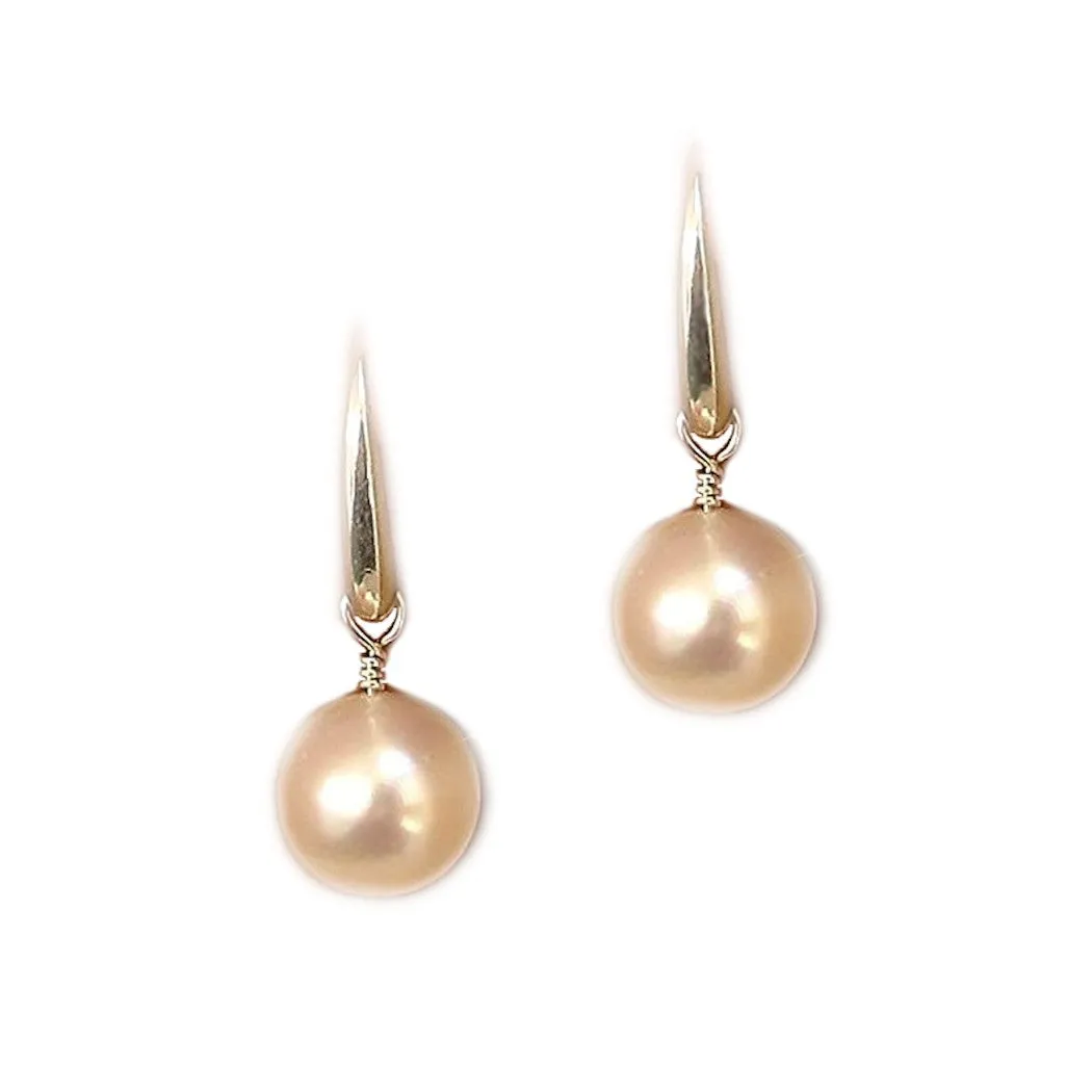 Ivory Freshwater White Pearl Earrings