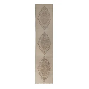 Ivory Traditional Wool Runner - 4'2" x 18'8"