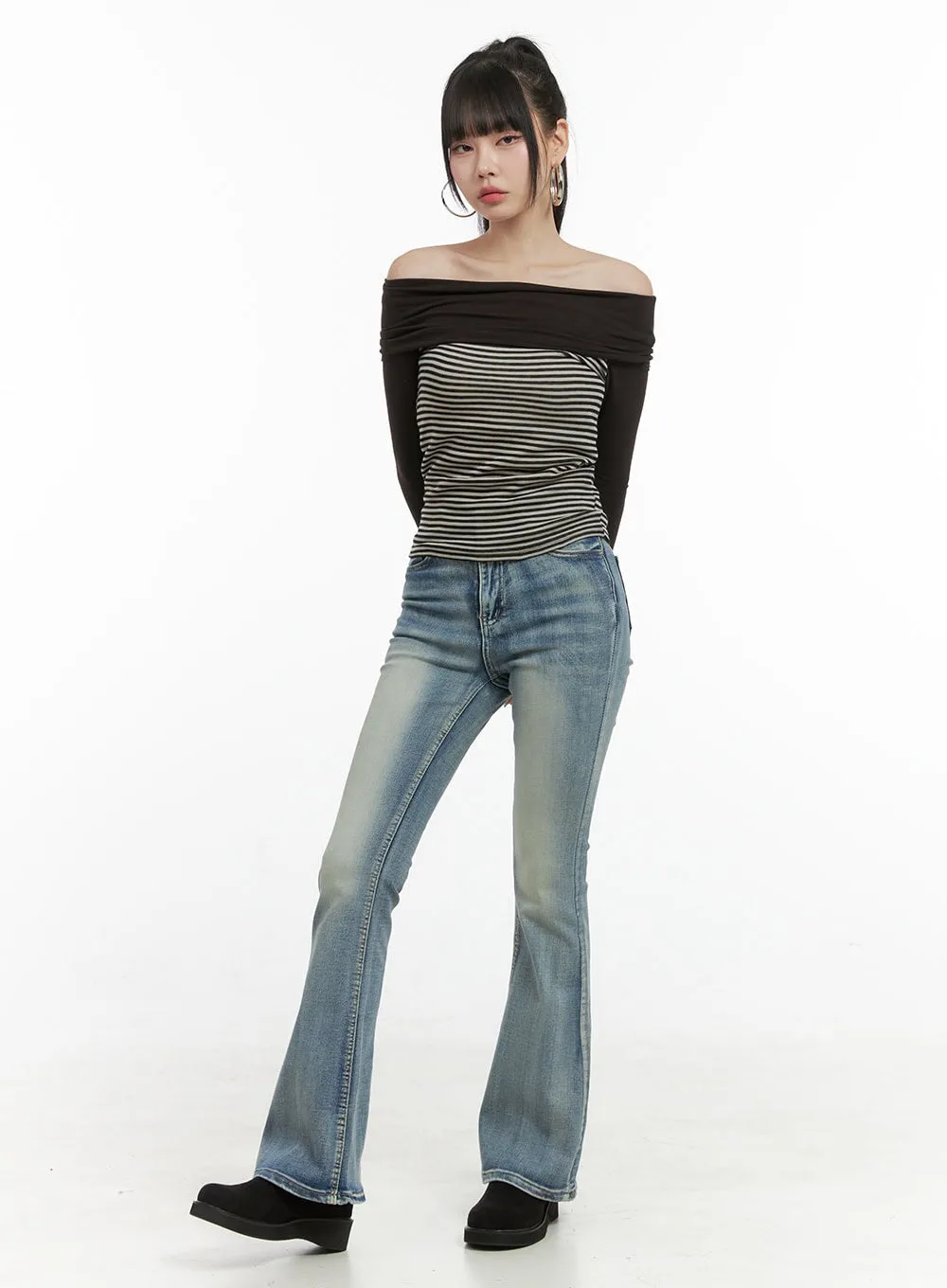 Ivy Tight Fit Bootcut Jeans OS410