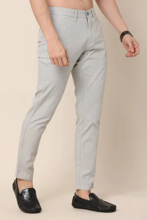 Ivyn Classic Grey Cotton Trousers