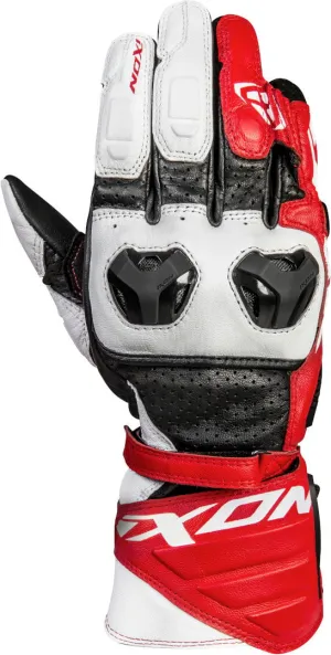 Ixon RS Tilter Motorcycle Gloves, White-Red-Black