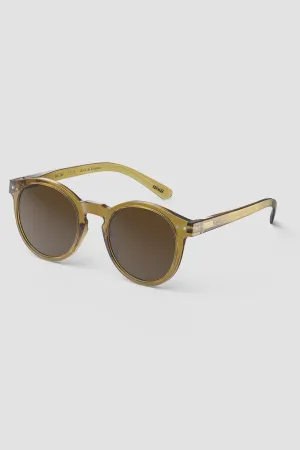 Izipizi #M Sunglasses in Golden Green