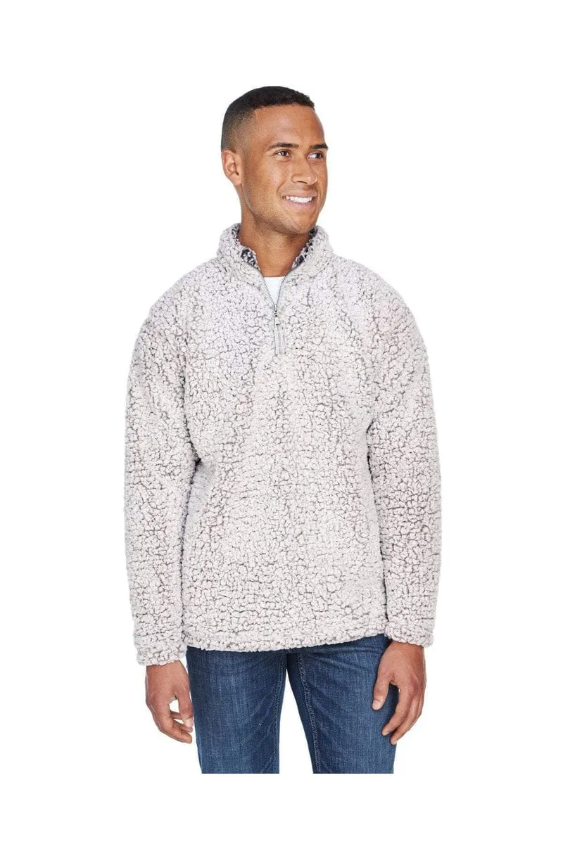 J America JA8454: Adult Epic Sherpa Quarter-Zip