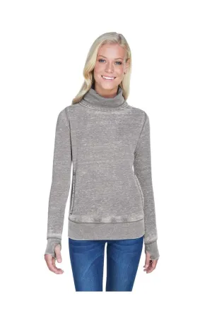 J America JA8930: Ladies' Zen Fleece Cowl Neck