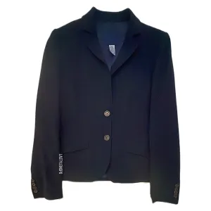 J Crew Womens Blazer 100% Wool Navy Blue Wool Size 4