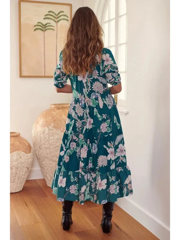 JAASE Araminta Print Eve Midi Dress