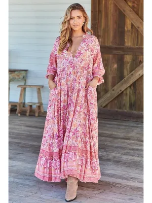 JAASE Leena Print Tillie Maxi Dress - Pink