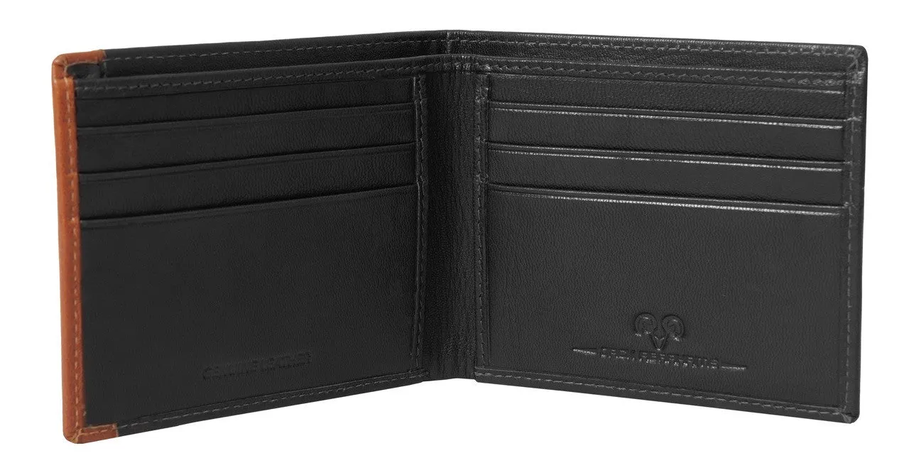 Jack Abrahams Bi-Fold RFID Front Pocket Wallet