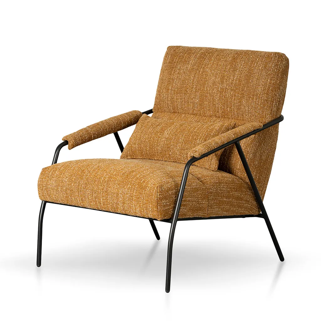 Jack Fabric Armchair - Ginger Brown