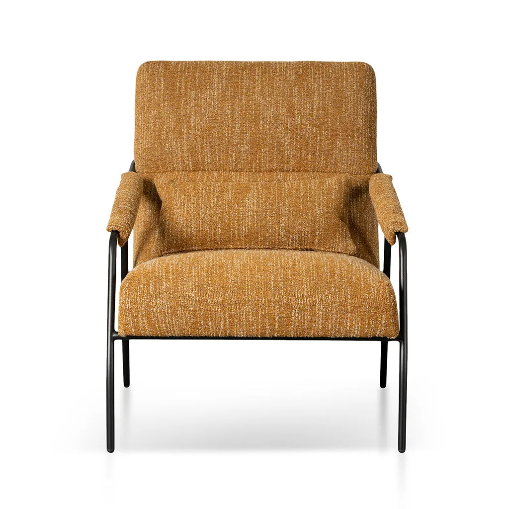 Jack Fabric Armchair - Ginger Brown