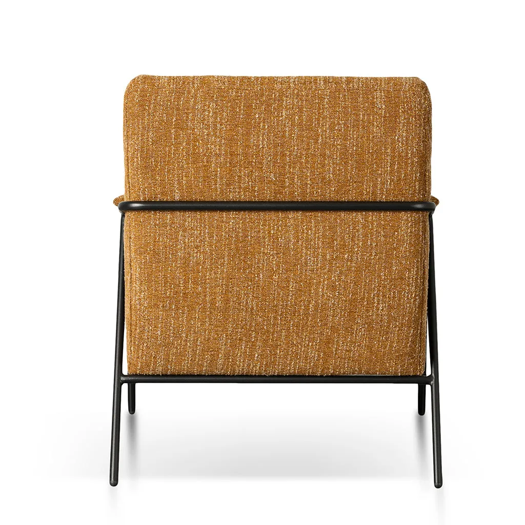 Jack Fabric Armchair - Ginger Brown