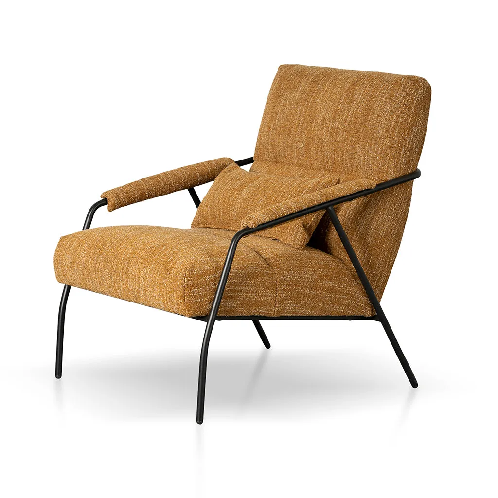 Jack Fabric Armchair - Ginger Brown