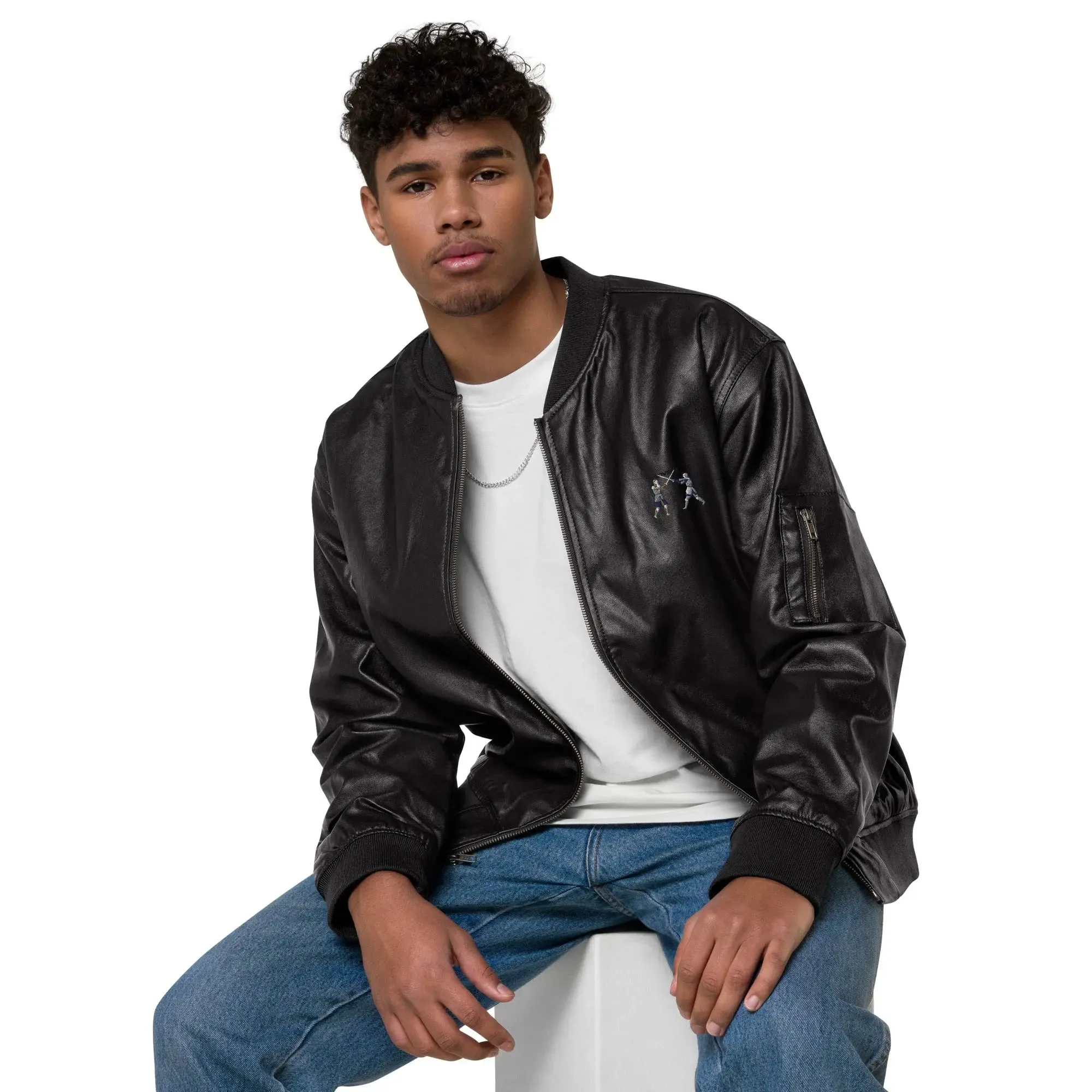 Jacket Bomber Leather