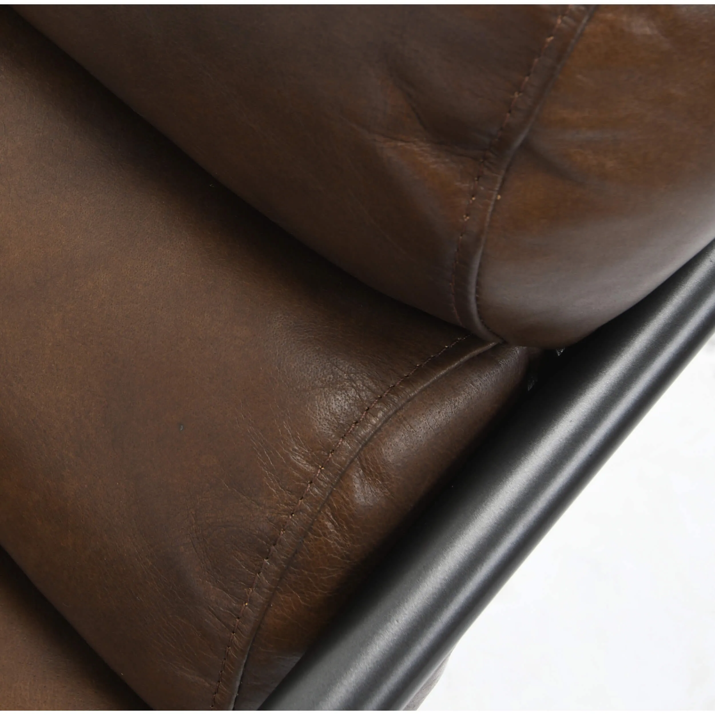 Jackson Leather Chair, Brown