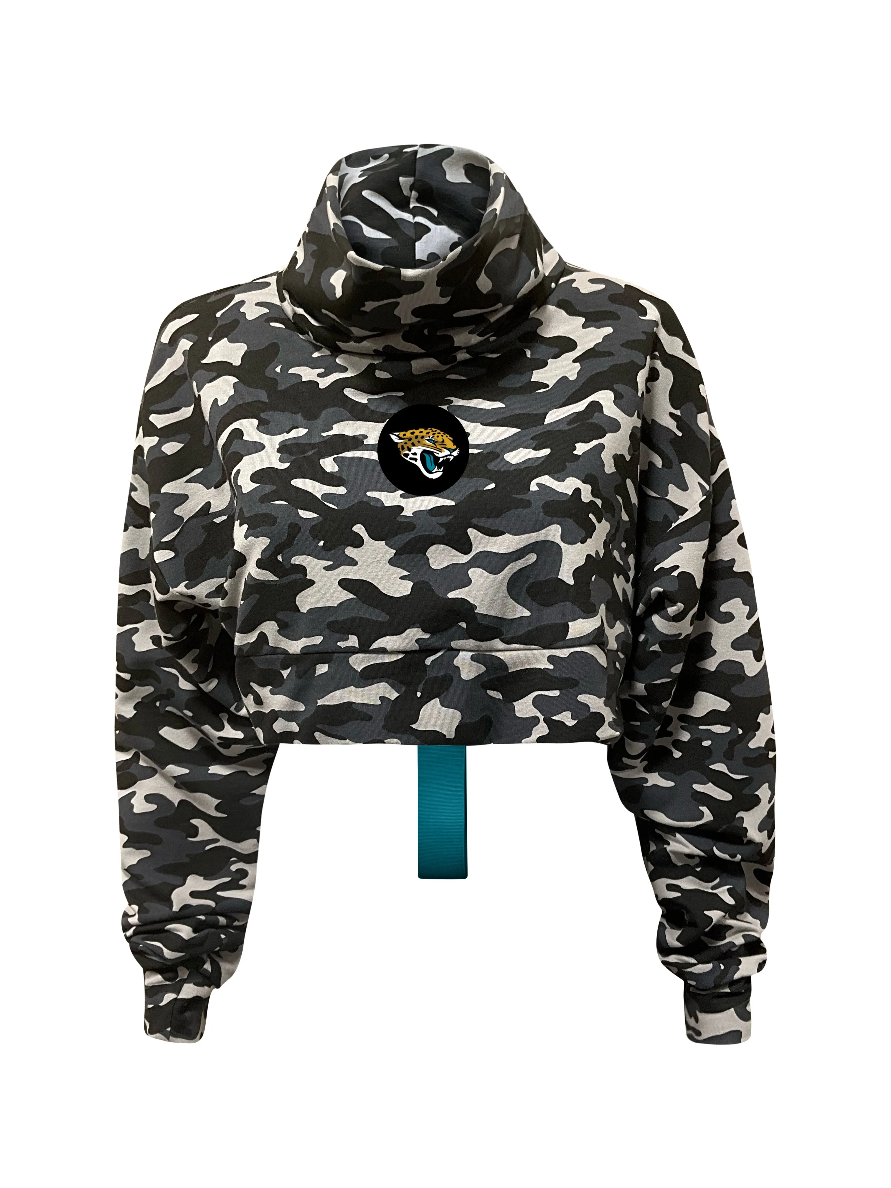 Jacksonville Jaguars Crop Camo Sweatshirt